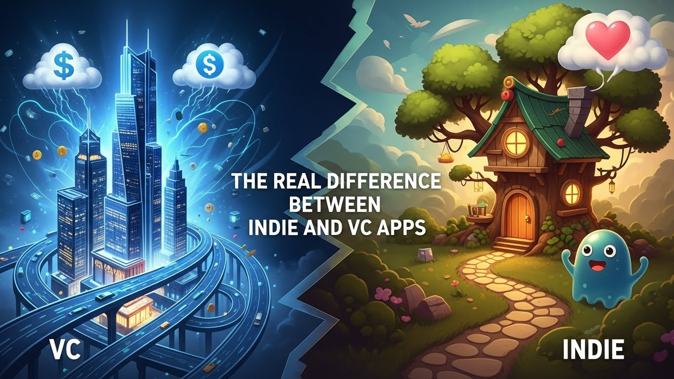 The Real Difference Between Indie and VC Apps