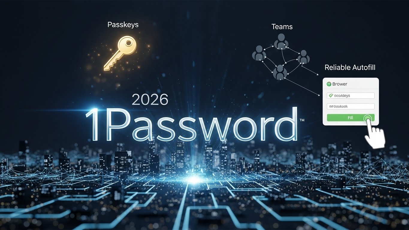 1Password In 2026: Passkeys, Teams, And Reliable Autofill