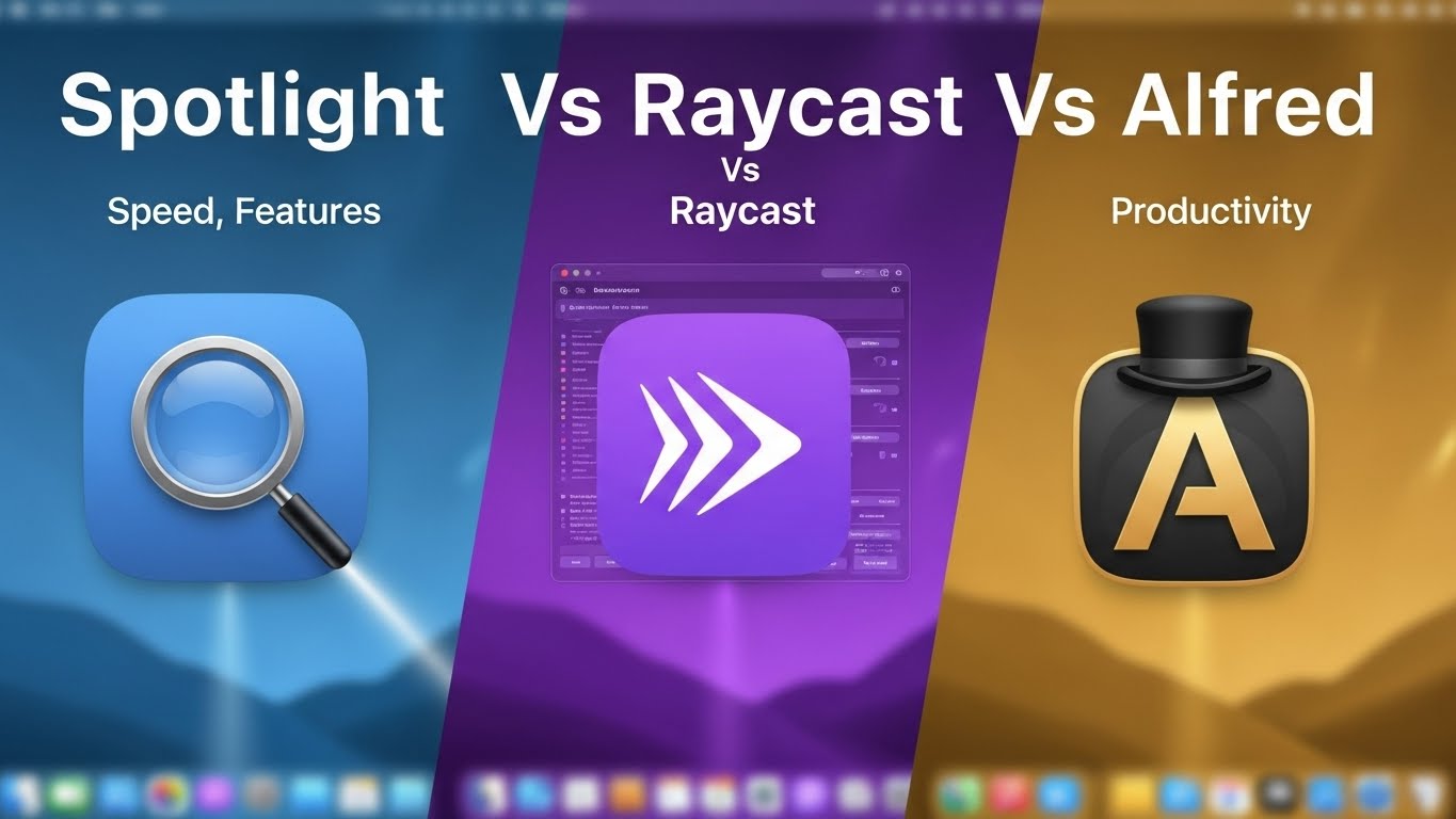 Spotlight Vs Raycast Vs Alfred