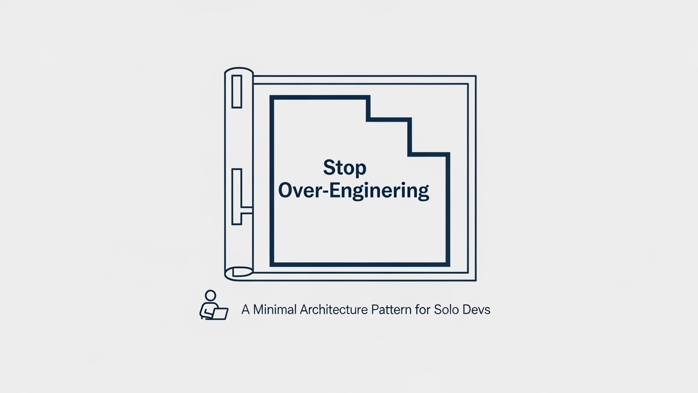 Stop Over-Engineering: A Minimal Architecture Pattern for Solo Devs