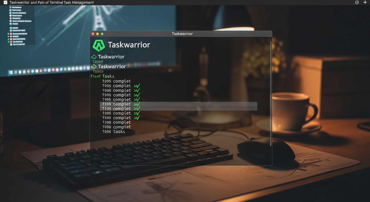 Taskwarrior: The Power and Pain of Terminal-Based Task Management